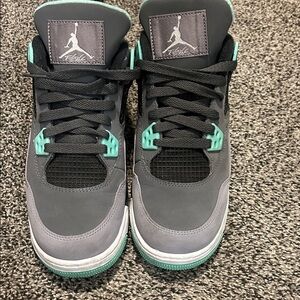 Air Jordan 4 retro dark grey/green